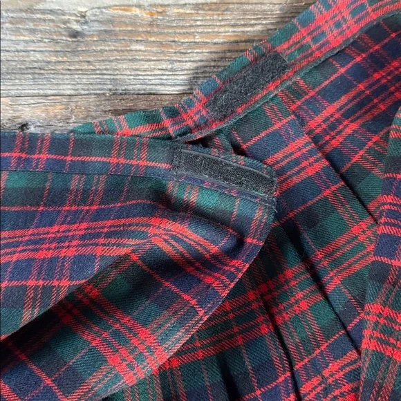 The Scotch House vintage tartan plaid kilt long maxi skirt EVC small - Picture 7 of 10